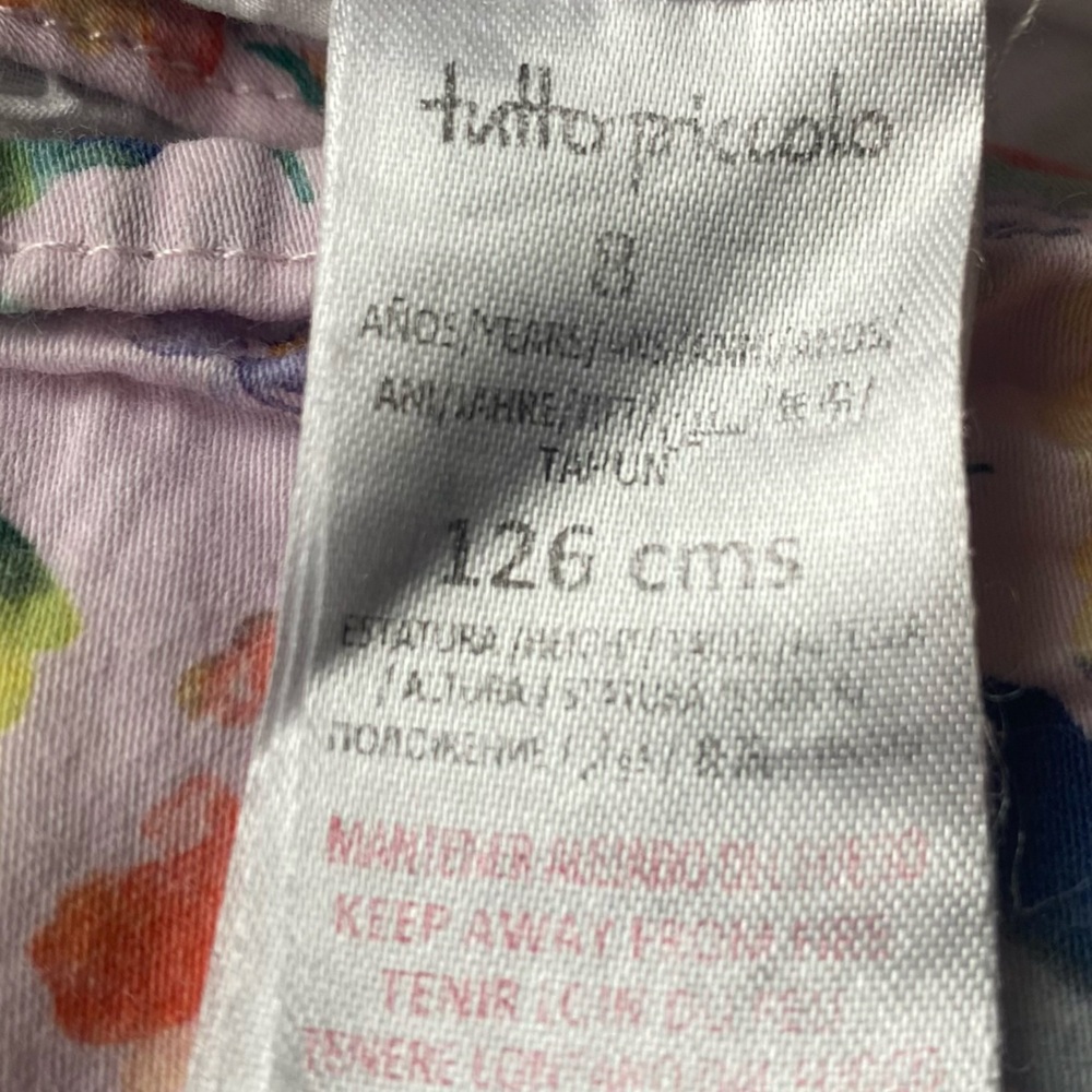 Tutto Piccolo Pink Floral Skirt - Picture 3 of 3